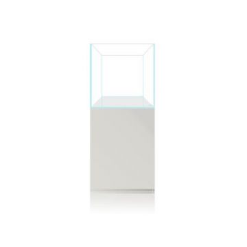 Acvariu 238 litri cu stand Blau Cubic Experience set 62 White
