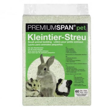 Asternut igienic pentru rozatoare Premium Span Clasic 60L
