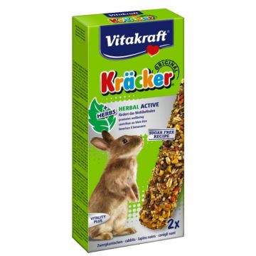 Batoane pentru iepuri Vitakraft Herbal 112 gr