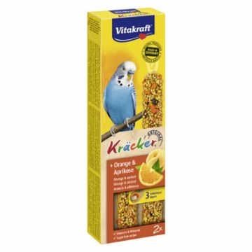 Batoane pentru perusi Vitakraft cu portocale  caise 2 buc