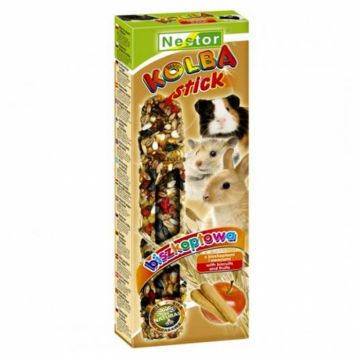 Batoane rozatoare Nestor cu biscuiti si fructe ( 2 buc   cutie )