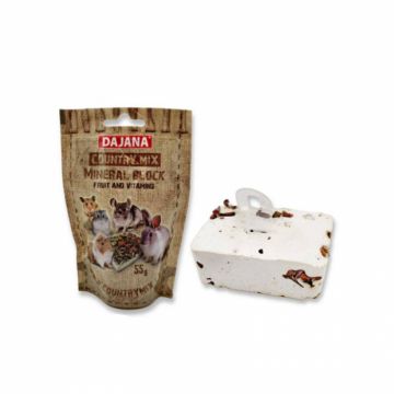 Bloc mineral pentru rozatoare Country Mix 55 g