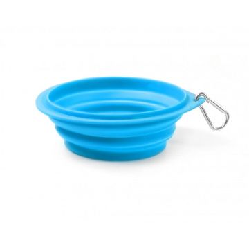 Castron pliabil, carabiniera - 1L - Albastru