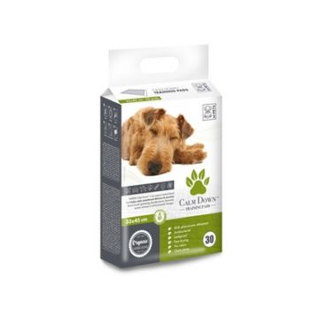 Covorase absorbante calmante de antrenament M-PETS pentru caini, 90x60 cm, 10 buc