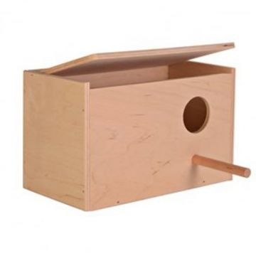 Cuib din lemn pentru pasari Trixie 21 x 12 x 13 cm