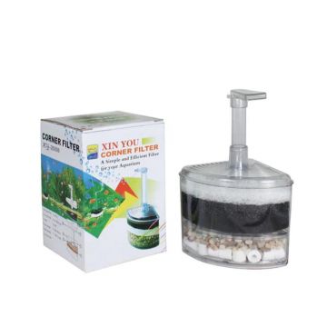 Filtru intern acvariu de colt pentru acvarii intre 10-40