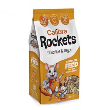 Hrana completa pentru chinchilla Calibra Rockets Mix Chinchillas  Degus 900 gr