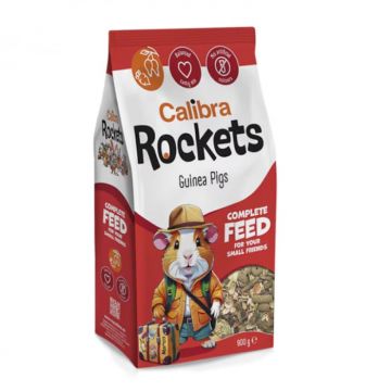 Hrana completa pentru porcusori de Guineea Calibra Rockets Mix Guinea Pigs 900 gr