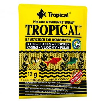 Hrana pentru pesti Tropical Flakes 12 gr