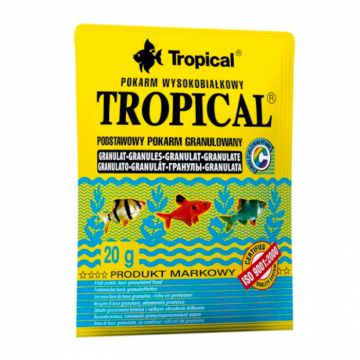 Hrana pentru pesti Tropical Granulat 20 gr