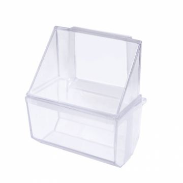 Hranitor din plastic pentru pasari exotice