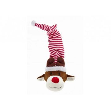 Jucarie caine - Minge de Craciun cu palarie