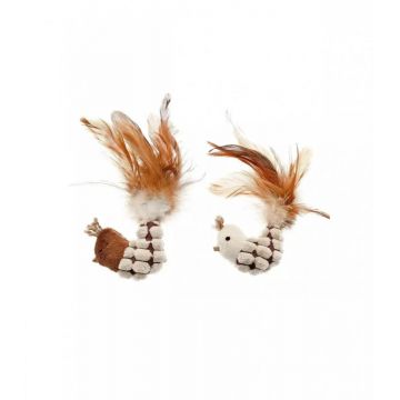 Jucarie pisica Ferribiella - Pasari cu pene