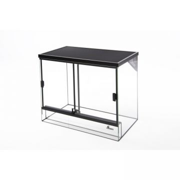 Terariu sticla Diversa 30x25x25 cm Black