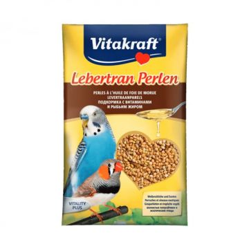 Vitamine pentru perusi Vitakraft Lebertran Perlen 20 gr