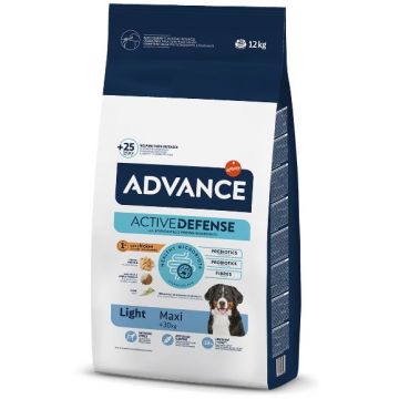 ADVANCE Maxi LIGHT, Pui şi orez 12kg