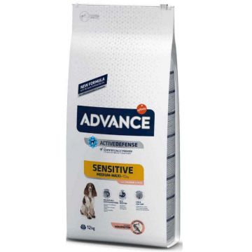 ADVANCE Sensitive, Somon şi orez, 12kg