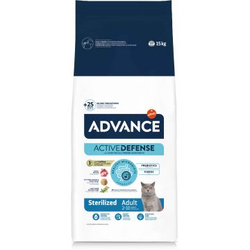 AFFINITY ADVANCE Sterilized - Hrană uscată pentru pisici, cu Curcan şi orz