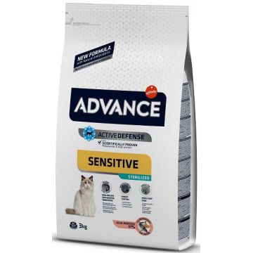 AFFINITY ADVANCE Sterilized Sensitive - Hrană pentru pisici, Somon şi orz