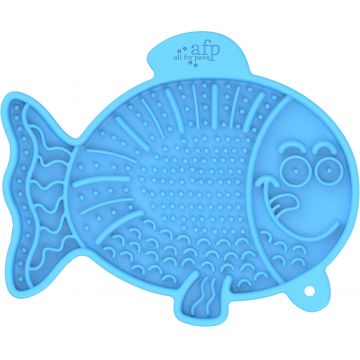 ALL FOR PAWS Calm Pals Jucărie pentru calmare Lick a Fish, 18x15x1,6cm