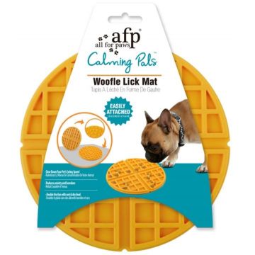 ALL FOR PAWS Calm Pals Jucărie pentru calmare Woofle Lick Mat, 20x20cm