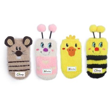 ALL FOR PAWS Cat Socks Jucărie pentru pisici, diverse modele, 15x12,7cm