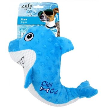 ALL FOR PAWS Chill Out Jucărie răcorire câini, Rechin, 20x19x15