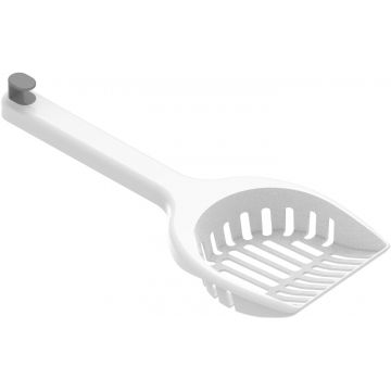 ALL FOR PAWS Go Fresh Lopăţică pentru litiera pisicii, 30 cm, Alb