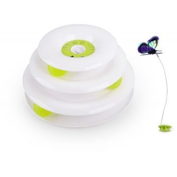 ALL FOR PAWS Interactive Jucărie pentru pisici Turn cu Fluture Zburător