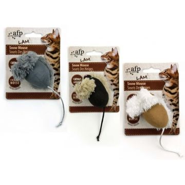 ALL FOR PAWS Lamb Jucărie cu iarba pisicii Şoricel înzăpezit, diverse culori