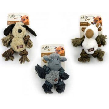 ALL FOR PAWS LAMB Jucărie pt câini Cuddle Body Rope, div.modele 17x17x10cm