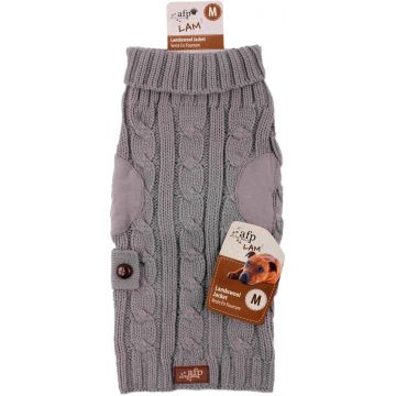 ALL FOR PAWS LAMBSWOOL Pulover tricotat pentru câini, Gri