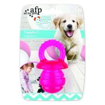 ALL FOR PAWS Little Buddy Jucărie pentru câini Suzetă roz, mărimea S 7,8x4,6x3,7