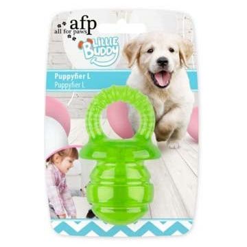 ALL FOR PAWS Little Buddy Jucărie pentru câini Suzetă verde, mărimea L 13x7,7x6c