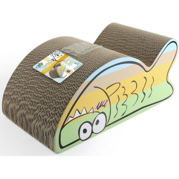 ALL FOR PAWS Suport pentru ascuţit ghearele, din carton, Peştişor, 42 cm