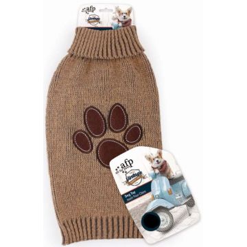 ALL FOR PAWS VINTAGE Pulover pentru câini, Maro