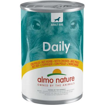 ALMO NATURE DAILY Conservă pentru câini, cu pui 400g