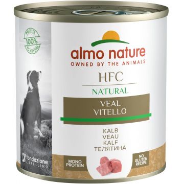 ALMO NATURE HFC Conservă pentru câini, cu carne de viţel 280g