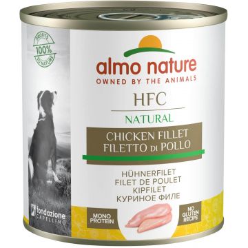 ALMO NATURE HFC Conservă pentru câini, cu file de pui 280g