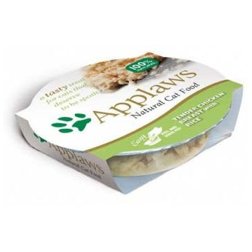 APPLAWS Bol pentru pisici, cu File de Pui şi Orez 60g
