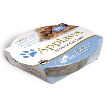 APPLAWS Bol pentru pisici, cu File de Ton şi Creveţi 60g