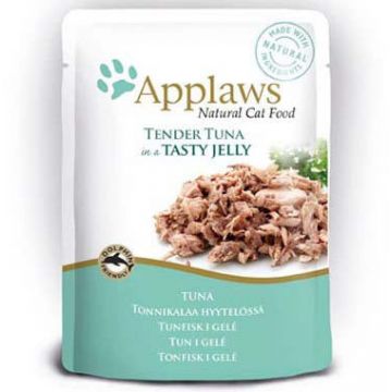 APPLAWS Plic hrană umedă pt pisici, cu File de Ton în Aspic 70g