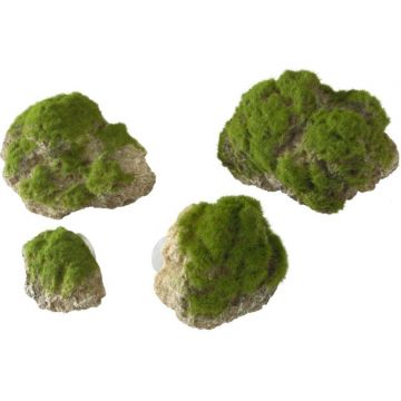 AQUA D'ELLA Decoraţiune pentru acvarii Piatră cu muşchi