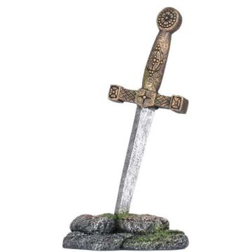 AQUA D'ELLA Decoraţiune pentru acvarii Sabia lui Merlin 8,3x6x16,2cm