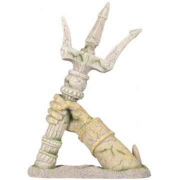 AQUA D'ELLA Decoraţiune pentru acvarii Tridentul lui Neptun 16,5x9x20,5cm