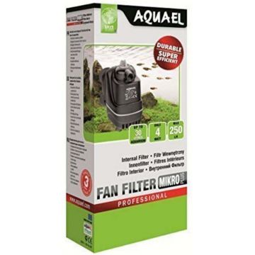 AQUAEL Filtru intern Fan Mikro Plus 4W max 250l/h 30 l