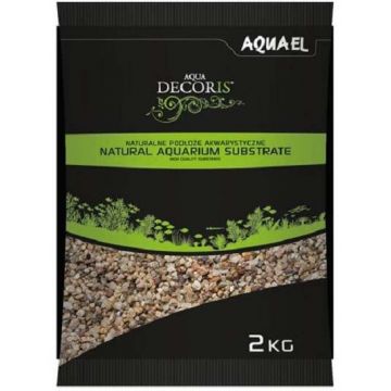 AQUAEL Substrat multicolor sub formă de pietriş pentru acvarii 1,4-2mm