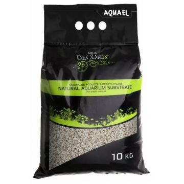 AQUAEL Substrat natural sub formă de pietriş pentru acvarii 2-4mm, 10kg