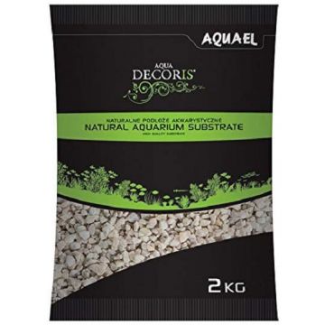 AQUAEL Substrat natural sub formă de pietriş pentru acvarii 2-4mm, 2kg