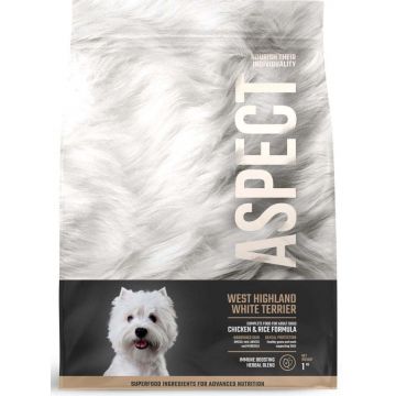 ASPECT West Highland Terrier, hrană completă pt. câini adulţi, Pui şi Orez 2,5kg